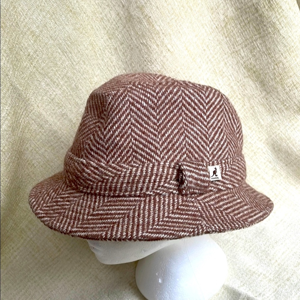 NEW Kangol vintage Blandford Herringbone Trilby hat